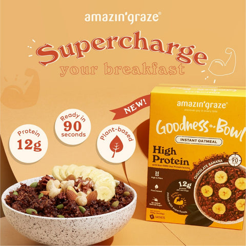 Amazin' Graze Goodness Bowl Chocolate Banana 6x40g