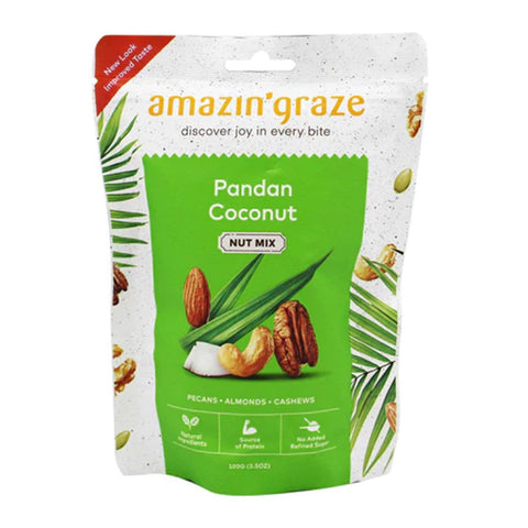 Amazin' Graze Pandan Coconut Nut Mix 100g