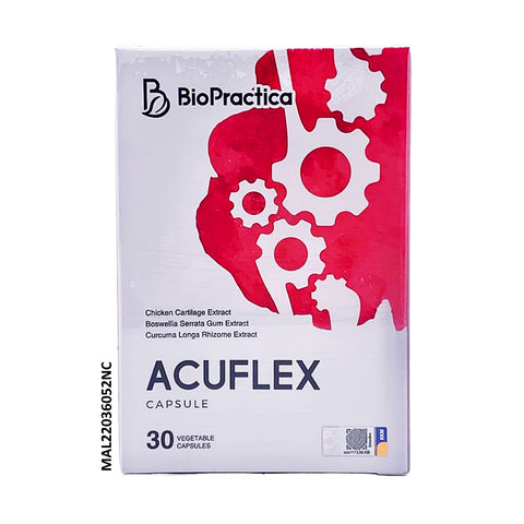 BioPractica Acuflex 30's (Type-II Collagen, Boswellia & Turmeric)