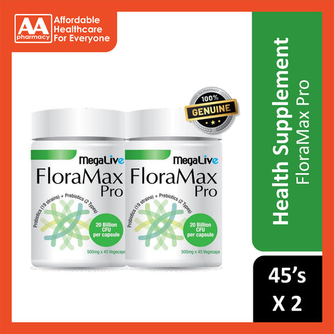 Megalive Floramax Pro Vegicaps 2x45's