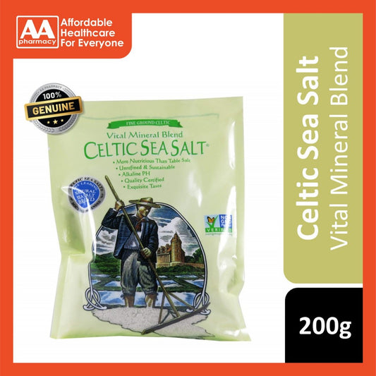 Radiant Organic Celtic Sea Salt Fine 200g