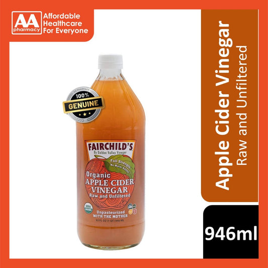 Fairchild's Organic Apple Cider Vinegar 946mL