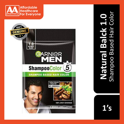 Garnier Men Shampoo Color Shade 1