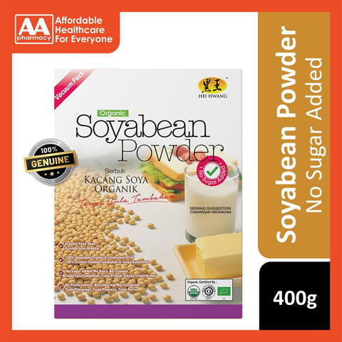 Hei Hwang Organic Soyabean Powder (No Sugar) 400g