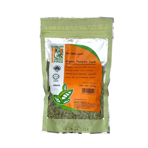 Radiant Organic Pumpkin Seeds 200g