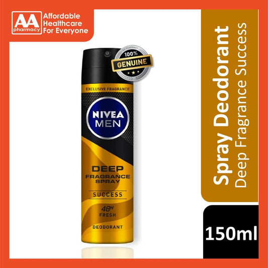 Nivea Deodorant Men Deep Fragrance Success Spray 150ml Mp