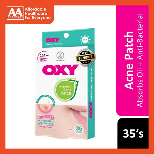 Oxy Anti Bacterial Acne Patch Ultra Thin (0.02CM) 35's