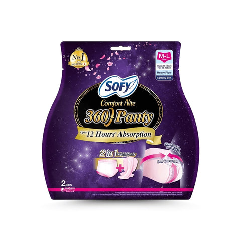 Sofy Comfort Night 360 Panty M-L 2's