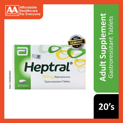 Heptral 500mg Tablet 20's