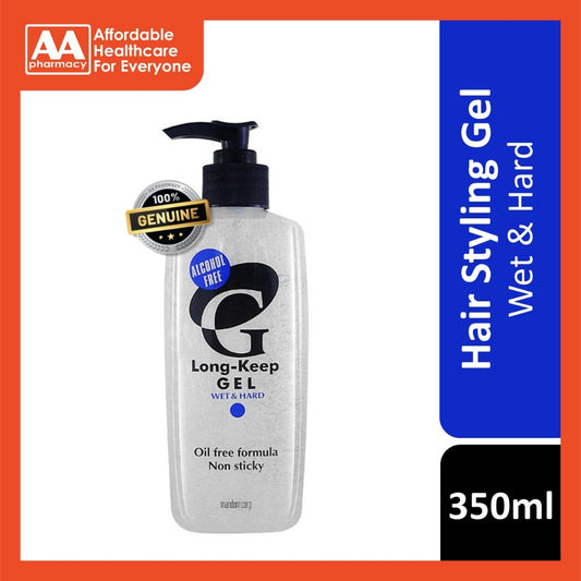 Mandom Long-Keep Gel 350ml (Wet & Hard)