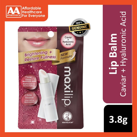 Mentholatum Maxilip 3.8g (Caviar + Hyaluronic Acid)