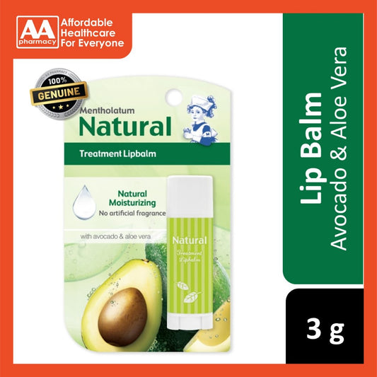 Mentholatum Natural Treatment Lipbalm