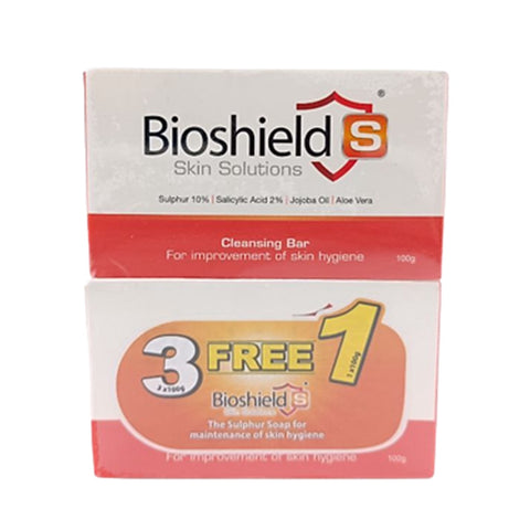 Bioshields Skin Solution Bar Soap 100g (Buy 3 Free 1)