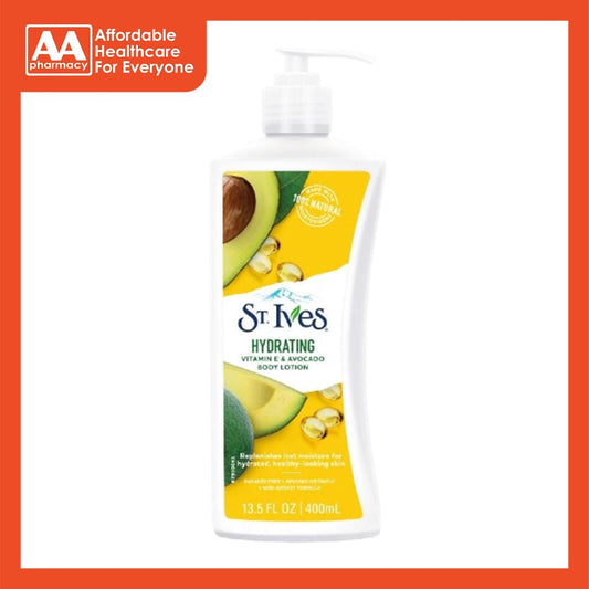 St Ives Hydrating Vitamin E & Avocado Body Lotion 400mL