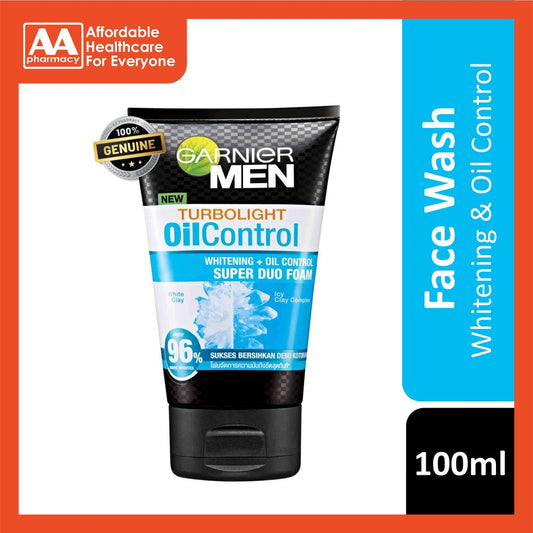 Garnier Men Oil Control Super Duo Foam 100mL