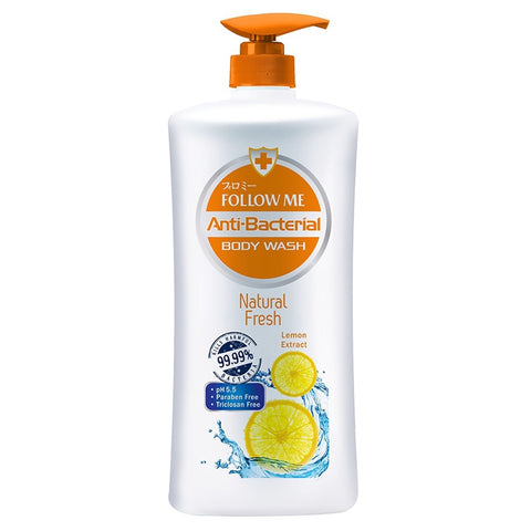 Follow Me Anti-Bacterial Body Wash 1L (Natural Fresh)