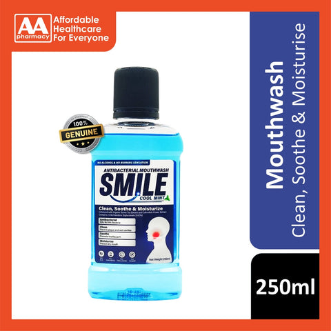 Smile Antibacterial Mouthwash 250mL