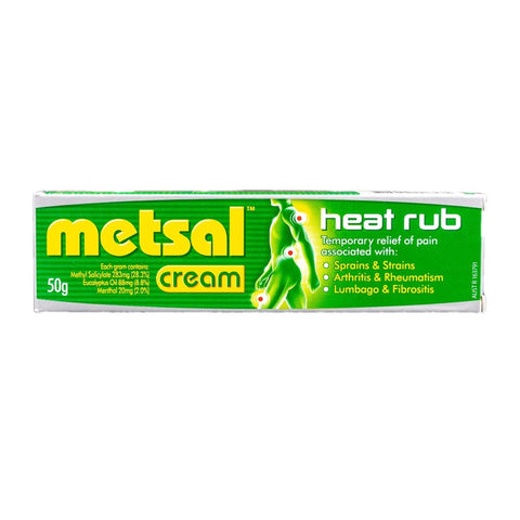 Metsal Cream Heat Rub 50g