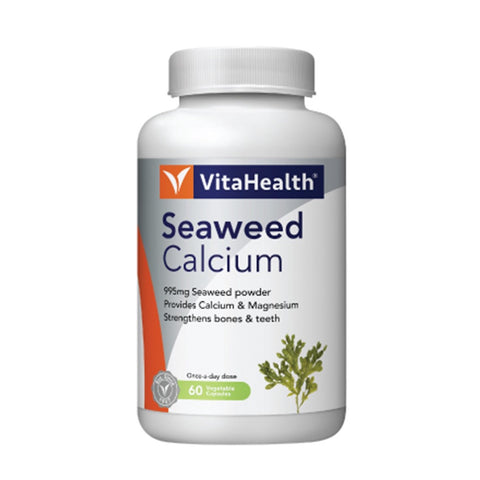 Vitahealth Seaweed Calcium 995mg Vegecap 60's