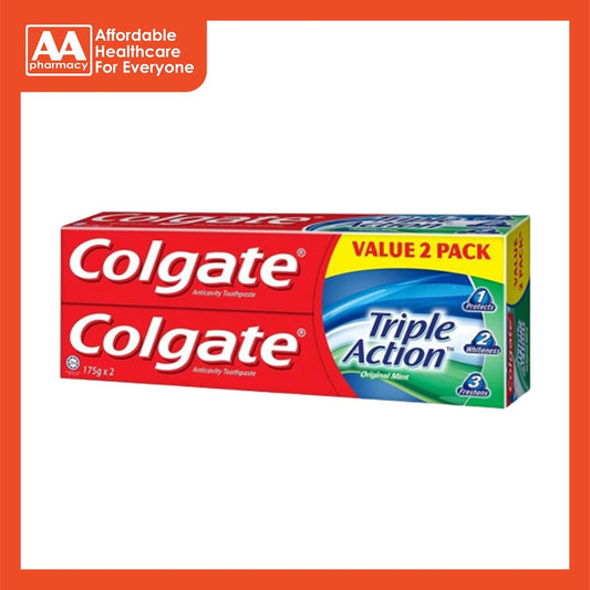 Colgate Triple Action Twin Pack ( 2 X 175gm)