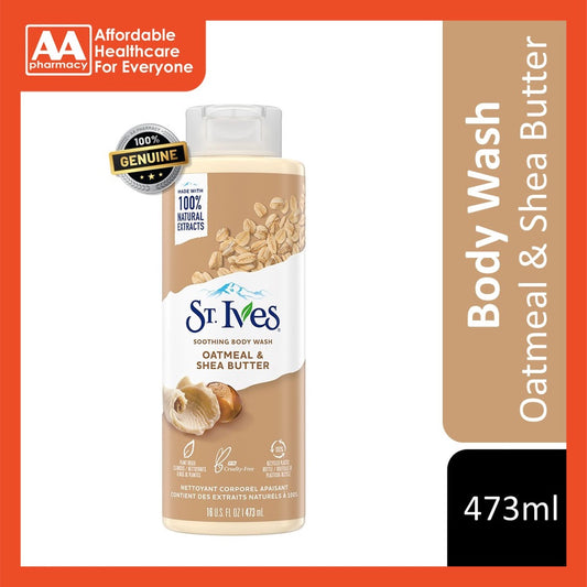 St. Ives Soothing Oatmeal & Shea Butter Body Wash 473mL