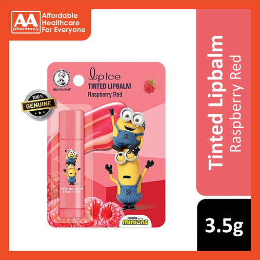 Lipice Fruity Lipbalm (Rasberry Red)-Minion Edition 3.5g