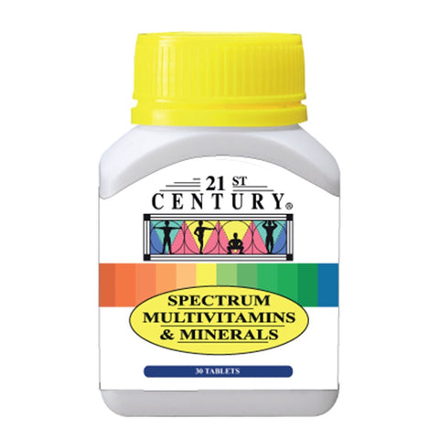 21st Century Spectrum Multivitamins & Minerals Tablet 30's