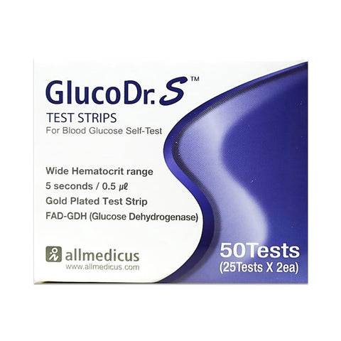 Gluco Dr. S Test Strip 2x25’s