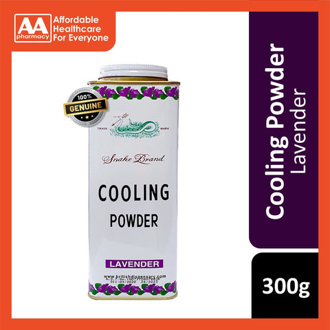 Snake Brand Cooling Powder 300g (Lavender)