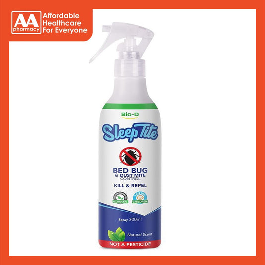 Bio-D Sleeptite Bedbug & Dustmite Control (Natural Scent) Spray 300mL