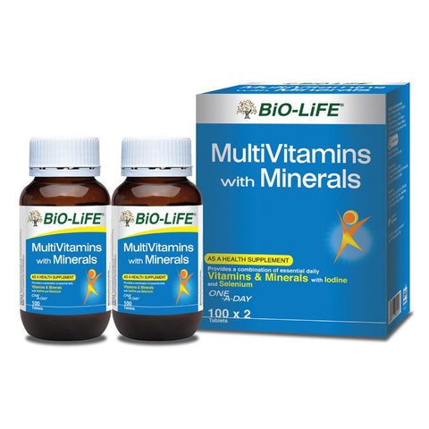 Bio-Life Multivitamins With Minerals Tablet 2x100's