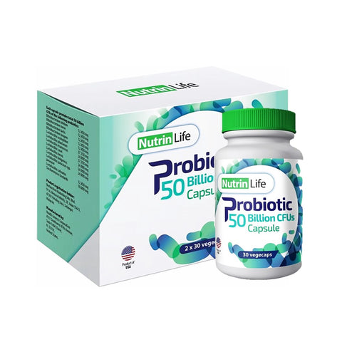 NutrinLife Probiotic 50 Billion CFUs Capsule 2x30’s