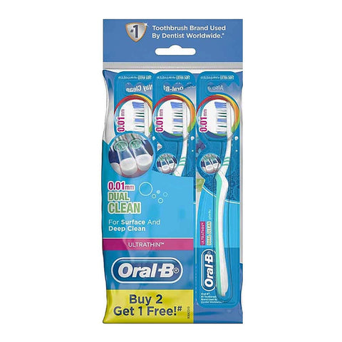 Oral-B Toothbrush Ultrathin (Dual Clean) B2F1