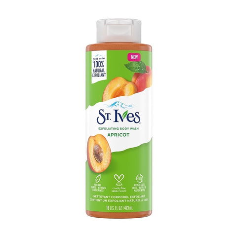 St Ives Exfoliating Apricot Body Wash 473mL