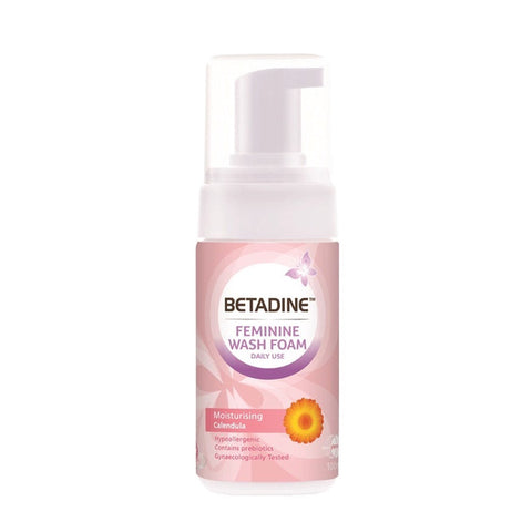 Betadine Daily Feminine Wash Foam Moisturising Calendula 100mL