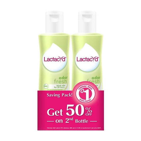 Lactacyd Odor Fresh Feminine Hygiene Wash 2x250mL