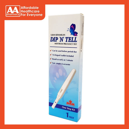 Dip N Tell Midstream Pregnancy Test (1 Test)