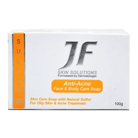 Jf Sulfur Soap (Anti-Acne Face & Body Care Soap) 100g