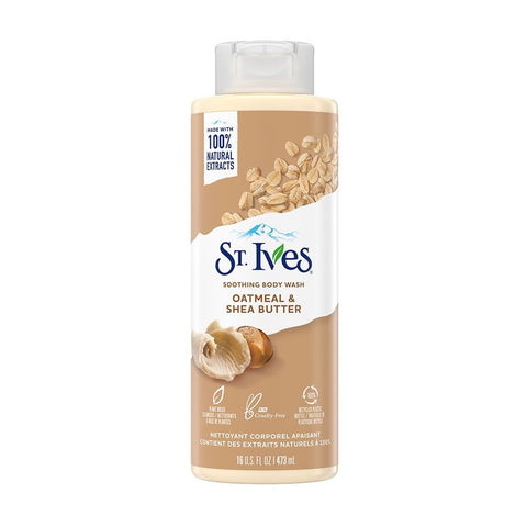 St. Ives Soothing Oatmeal & Shea Butter Body Wash 473mL