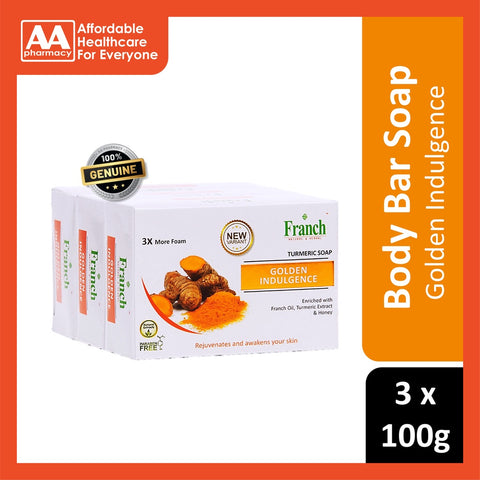 Franch Turmeric Golden Indulgence Soap 3x100g