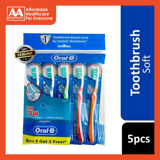 Oral-B Complete Easy Clean Toothbrush 5's (Soft)