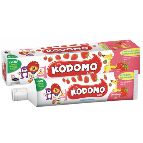 Kodomo Lion Kids Toothpaste (Strawberry) 80g