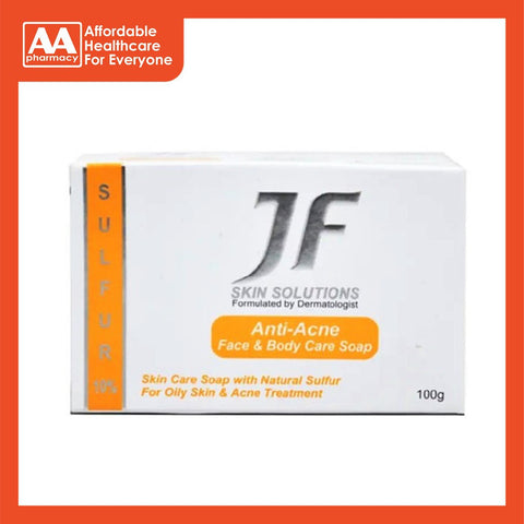 Jf Sulfur Soap (Anti-Acne Face & Body Care Soap) 100g