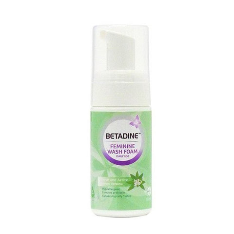 Betadine Daily Feminine Wash Foam (Fresh & Active Lemon Verbena) 100mL