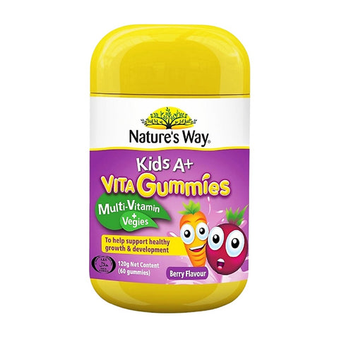 Nature’s Way Kids A+ VitaGummies Multivitamin + Vegies Gummies 60's