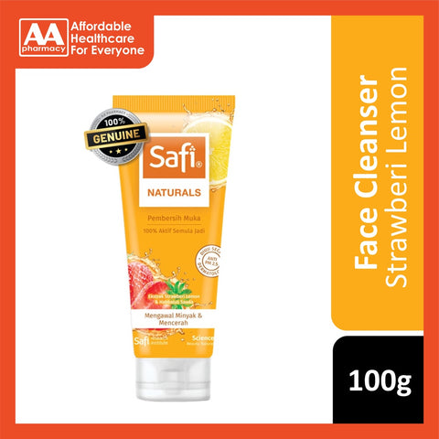 Safi Pembersih Muka Strawberi Lemon (100gm)