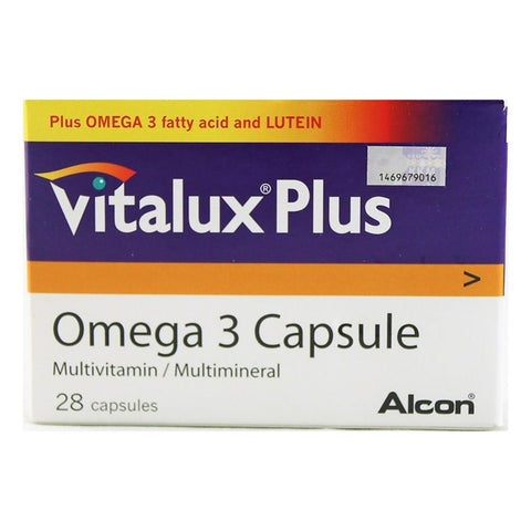 Vitalux Plus Omega 3 Capsule 28's