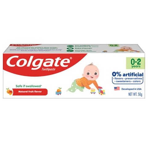 Colgate Toothpaste 0% Artificial 0-2 Years 50g