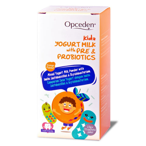 Opceden Kidz Yogurt Milk With Pre & Probiotics Sachet 15's (Halal)