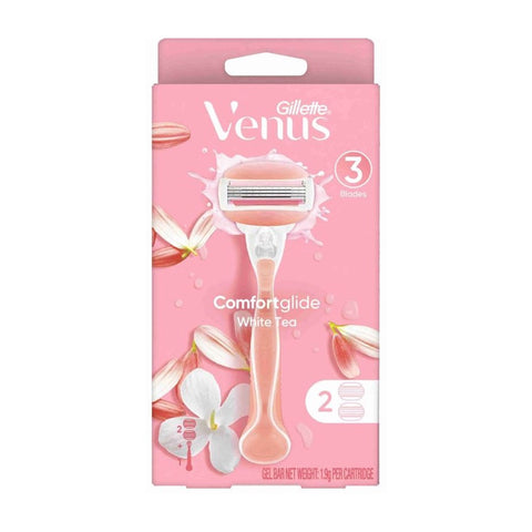 Gillette Venus Comfortglide White Tea Razor 2 Up